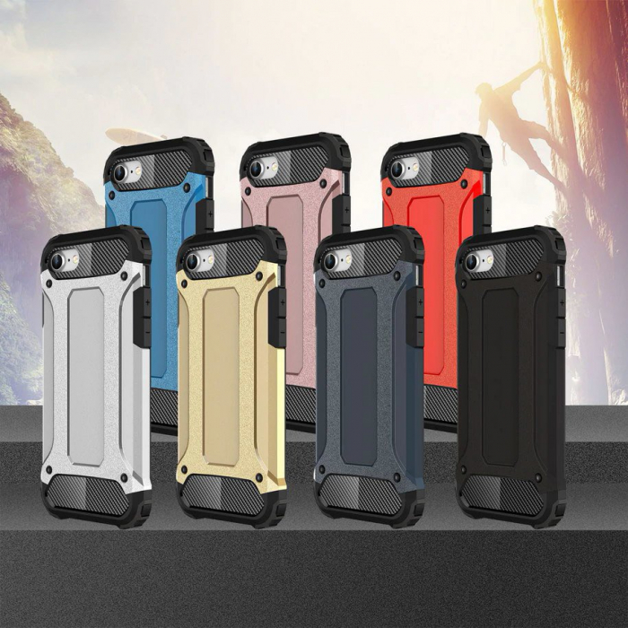 Husa Hybrid Armor pentru iPhone 7 / 8 / SE 2 (2020), Negru [9]