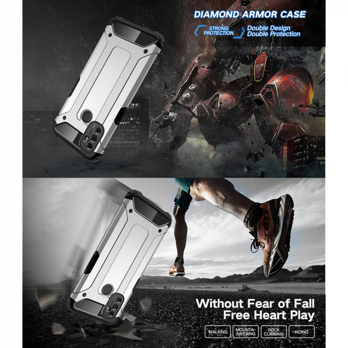 Husa Hybrid Armor pentru OnePlus Nord N100, Negru [7]