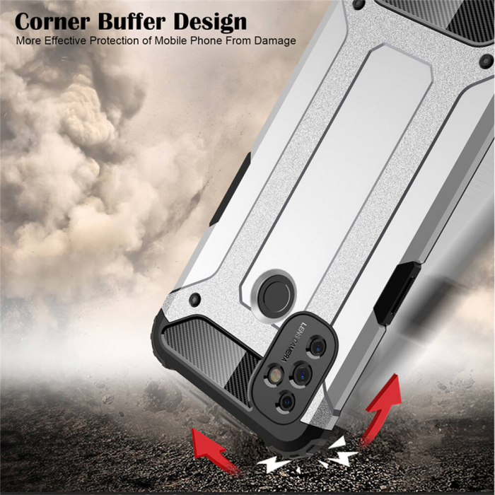 Husa Hybrid Armor pentru OnePlus Nord N100, Negru [2]