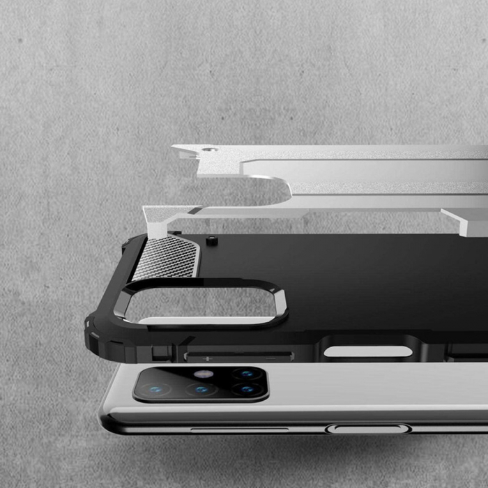 Husa Hybrid Armor pentru OPPO A16, Negru [5]