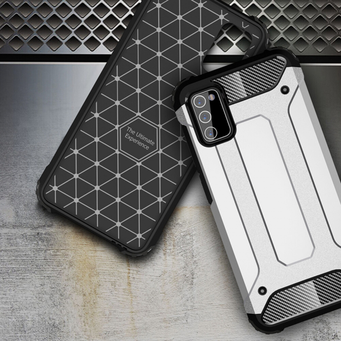 Husa Hybrid Armor pentru Samsung Galaxy A02s, Negru [5]