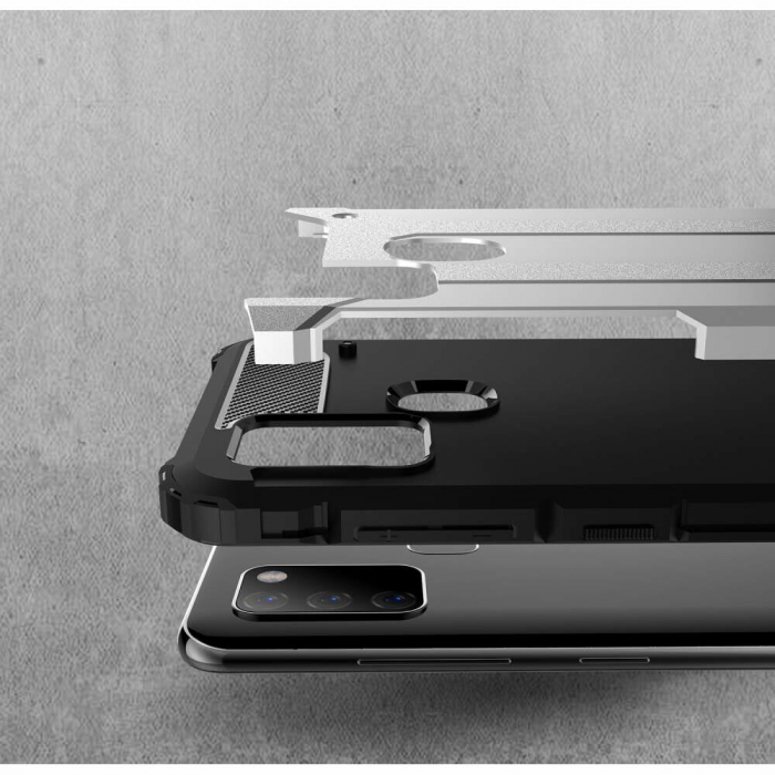 Husa Hybrid Armor pentru Samsung Galaxy A21s, Negru [2]