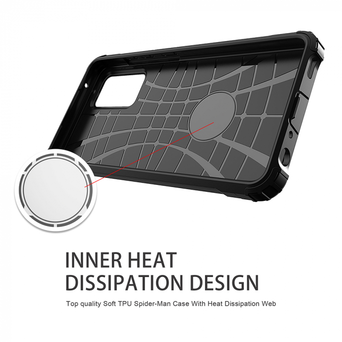 Husa Hybrid Armor pentru Samsung Galaxy A32 4G, Negru [3]