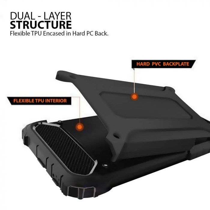 Husa Hybrid Armor pentru Samsung Galaxy A51 5G, Negru [6]