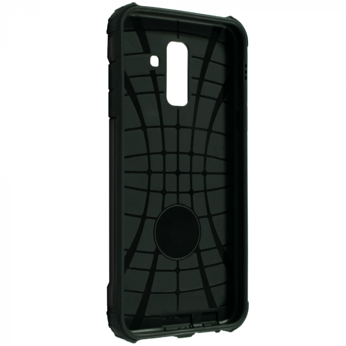 Husa Hybrid Armor pentru Samsung Galaxy A6 Plus (2018), Negru [3]