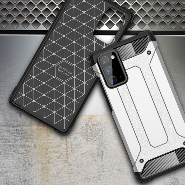 Husa Hybrid Armor pentru Samsung Galaxy Note 20, Negru [3]