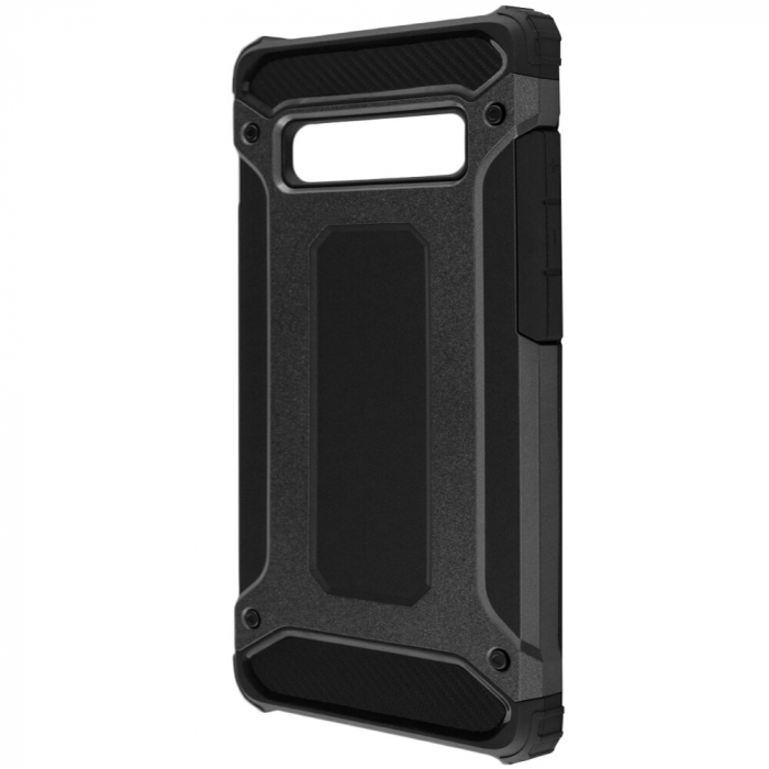 Husa Hybrid Armor pentru Samsung Galaxy S10+, Negru [2]