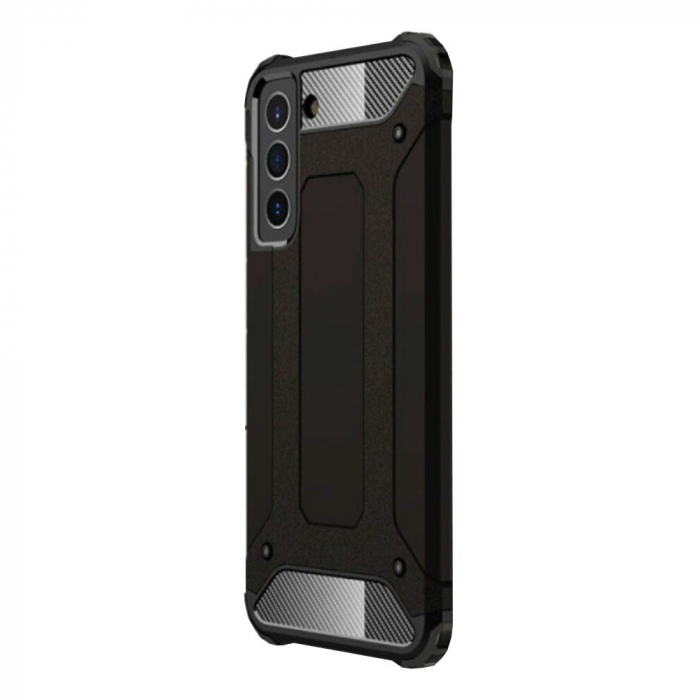 Husa Hybrid Armor pentru Samsung Galaxy S21 FE, Negru [2]