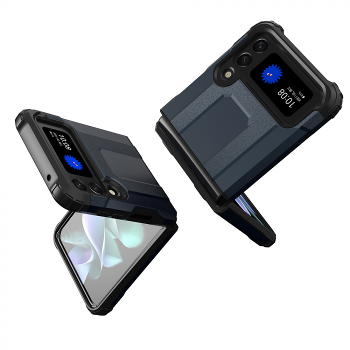 Husa Hybrid Armor pentru Samsung Galaxy Z Flip3 5G, Negru [2]