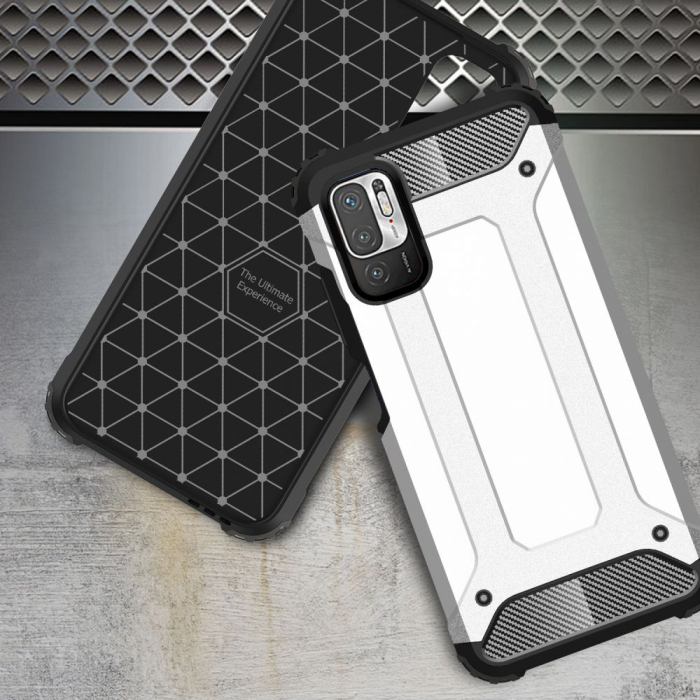 Husa Hybrid Armor pentru Xiaomi Redmi 10, Negru [4]