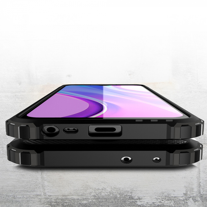 Husa Hybrid Armor pentru Xiaomi Redmi 9, Negru [6]