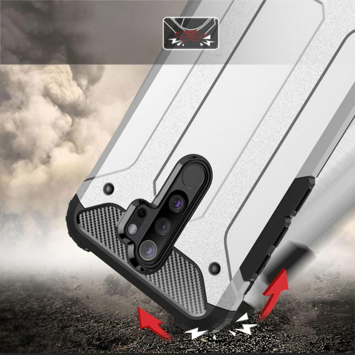 Husa Hybrid Armor pentru Xiaomi Redmi Note 8 Pro, Negru [7]