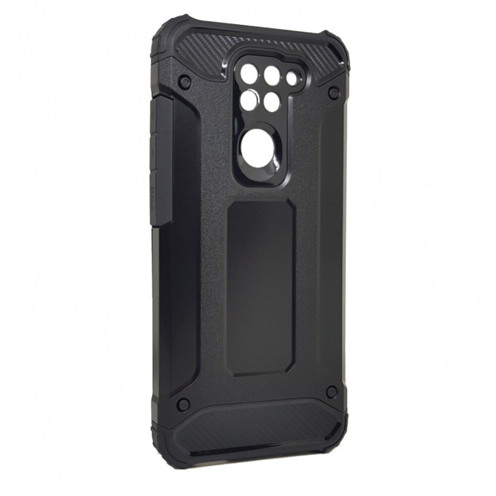 Husa Hybrid Armor pentru Xiaomi Redmi Note 9, Negru [2]