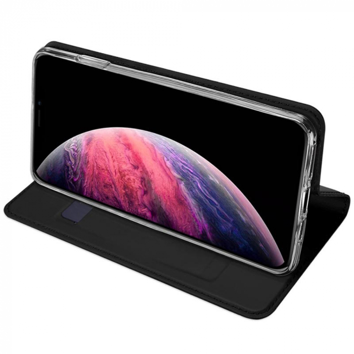 Husa iPhone 11 Pro, Dux Ducis Skin Pro Flip Book, Negru [6]