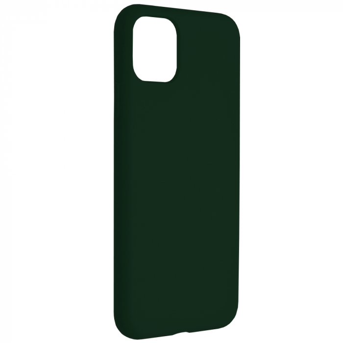 Husa iPhone 11 Pro Max, Soft Edge Silicone, Dark Green [2]
