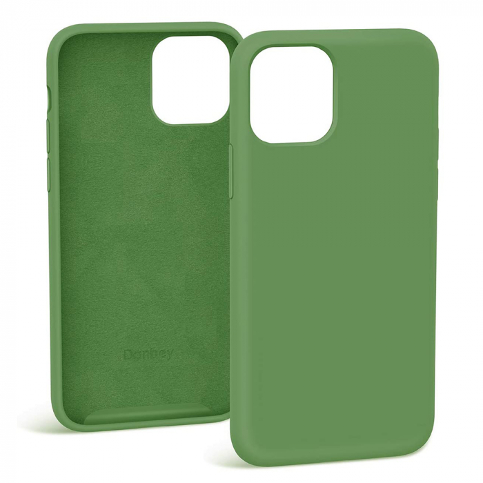 Husa iPhone 11 Pro Max, Soft Edge Silicone, Dark Green [5]