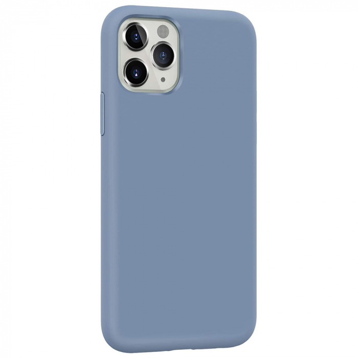 Husa iPhone 11 Pro Max, Soft Edge Silicone, Denim Blue [9]
