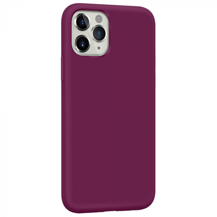 Husa iPhone 11 Pro Max, Soft Edge Silicone, Plum Violet [9]