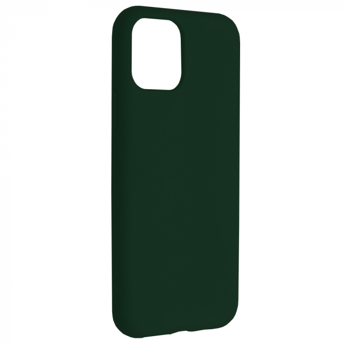 Husa iPhone 11 Pro, Soft Edge Silicone, Dark Green [2]