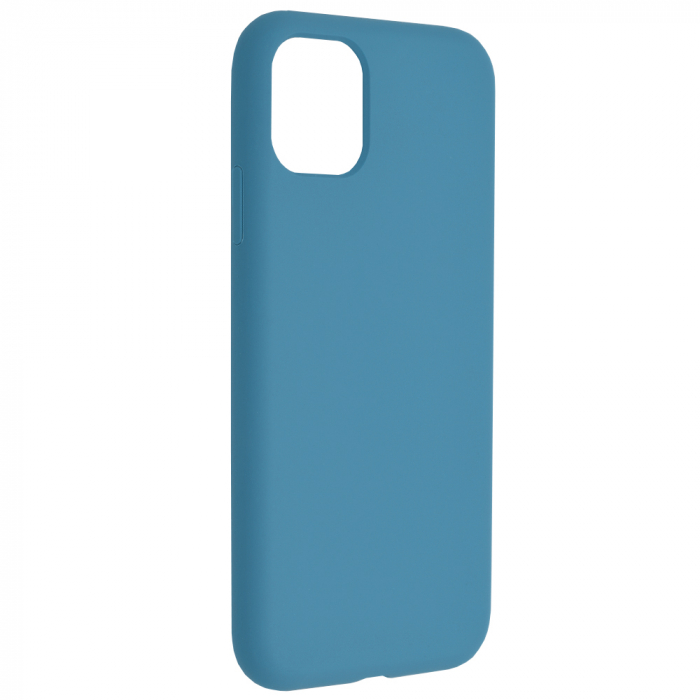 Husa iPhone 11, Soft Edge Silicone, Denim Blue [2]