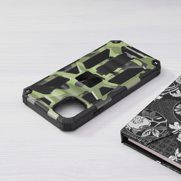 Husa iPhone 11, Techsuit Blazor, Camo Lime [5]