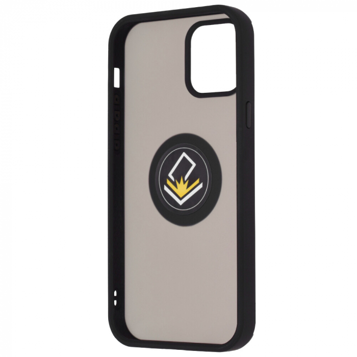 Husa iPhone 12 / 12 Pro cu inel suport stand magnetic, Negru [4]