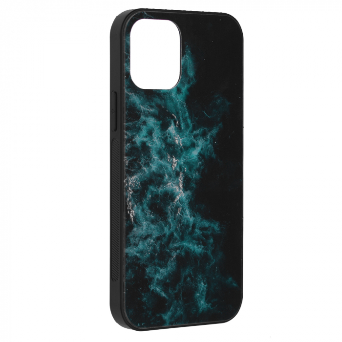 Husa iPhone 12 / 12 Pro, Glaze Series, Blue Nebula [4]