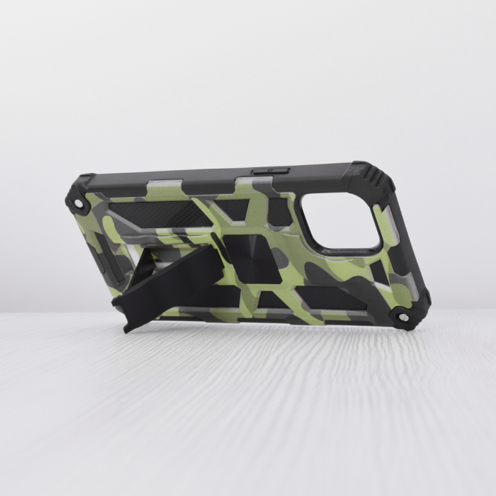 Husa iPhone 12 / 12 Pro, Techsuit Blazor, Camo Lime [2]