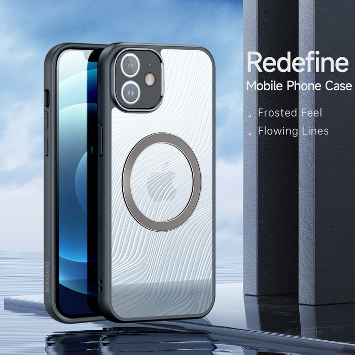 Husa iPhone 12, Dux Ducis Aimo MagSafe, Negru [4]