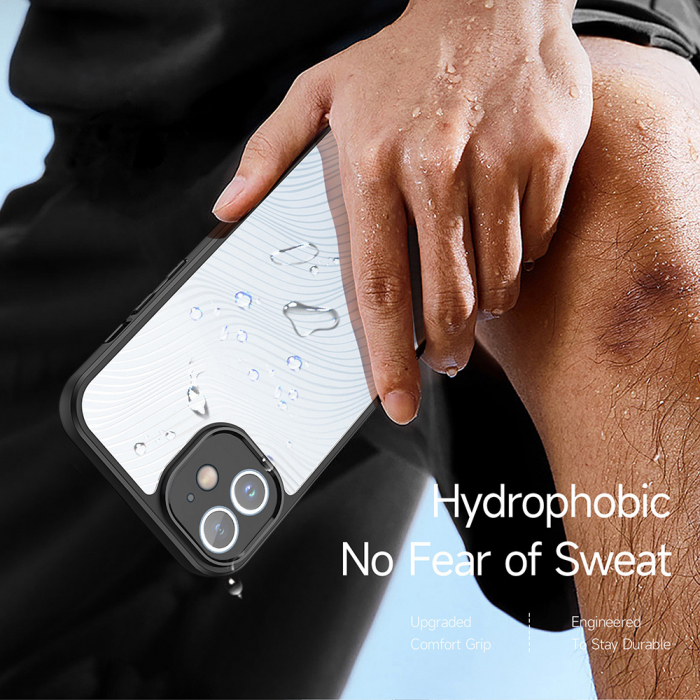 Husa iPhone 12, Dux Ducis Aimo Series, Negru [4]