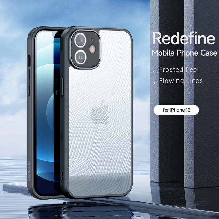 Husa iPhone 12, Dux Ducis Aimo Series, Negru [5]