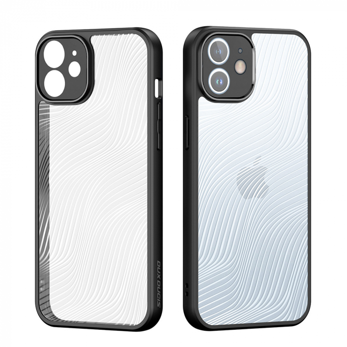Husa iPhone 12, Dux Ducis Aimo Series, Negru [2]