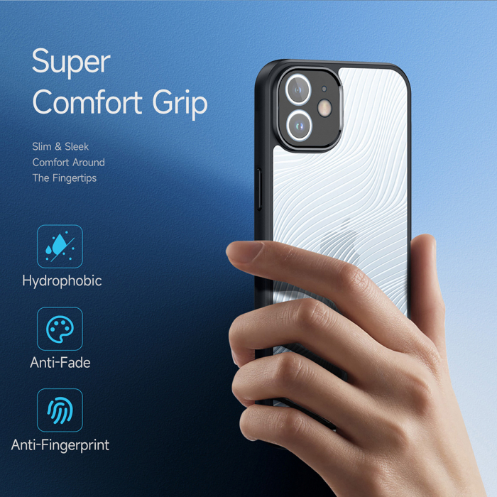 Husa iPhone 12, Dux Ducis Aimo Series, Negru [6]