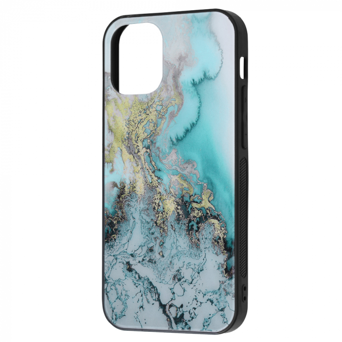 Husa iPhone 12 Mini, Glaze Series, Blue Ocean [2]