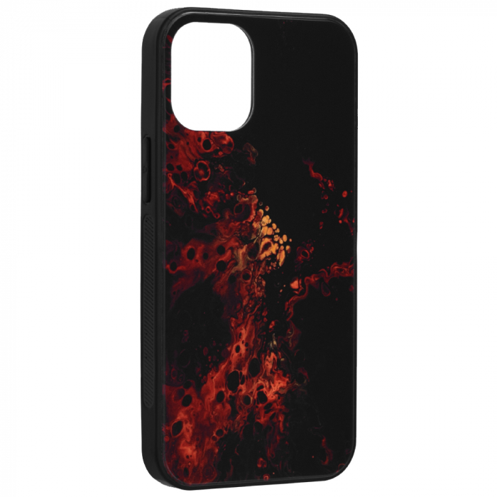 Husa iPhone 12 Mini, Glaze Series, Red Nebula [4]