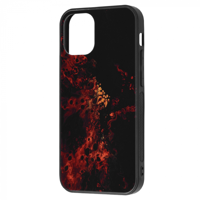 Husa iPhone 12 Mini, Glaze Series, Red Nebula [2]