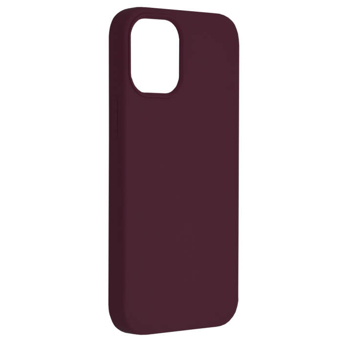 Husa iPhone 12 Mini, Soft Edge Silicone, Plum Violet [2]
