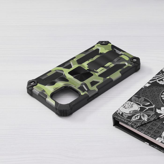 Husa iPhone 12 Mini, Techsuit Blazor, Camo Lime [5]
