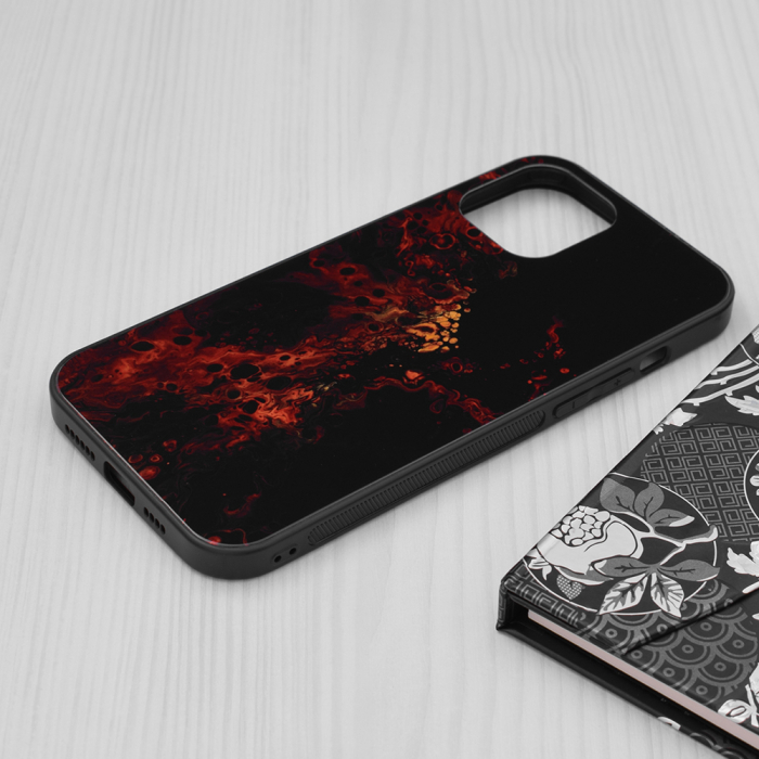 Husa iPhone 12 Pro Max, Glaze Series, Red Nebula [3]