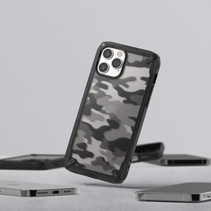 Husa iPhone 12 Pro Max , Ringke Fusion X, Camo Black [5]