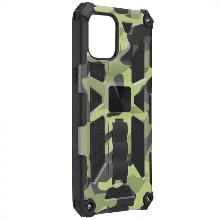 Husa iPhone 12 Pro Max, Techsuit Blazor, Camo Lime [6]