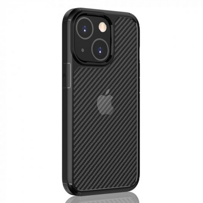 Husa iPhone 13 Mini, Techsuit CarbonFuse, Negru [2]