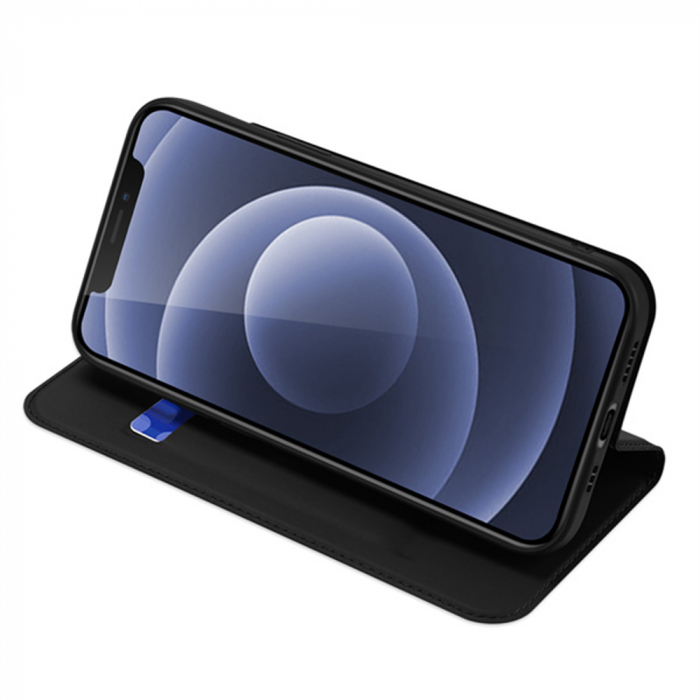 Husa iPhone 13 Pro, Dux Ducis Skin Pro Flip Book, Negru [2]