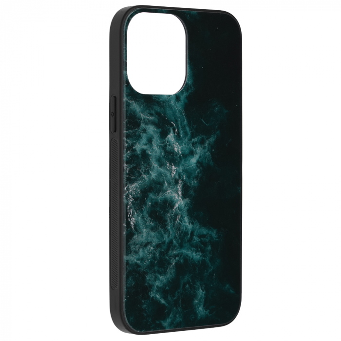 Husa iPhone 13 Pro Max, Glaze Series, Blue Nebula [2]
