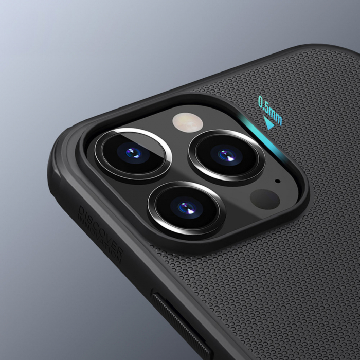Husa iPhone 13 Pro Max, Nillkin Super Frosted Shield Pro, Negru [5]
