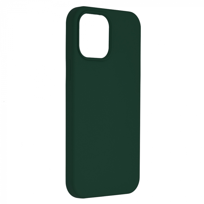 Husa iPhone 13 Pro Max, Soft Edge Silicone, Dark Green [2]
