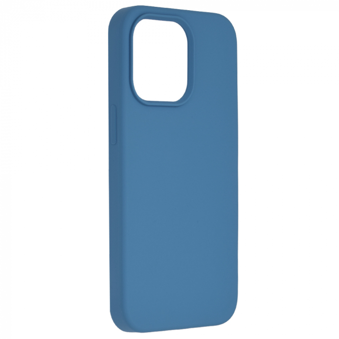Husa iPhone 13 Pro, Soft Edge Silicone, Denim Blue [2]
