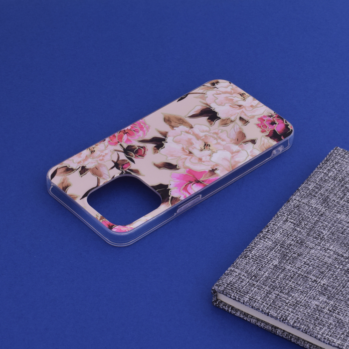 Husa iPhone 13 Pro, Techsuit Marble Series, Mary Berry Nude [5]