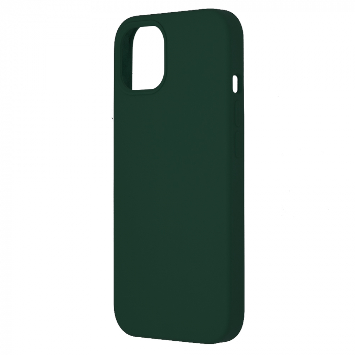Husa iPhone 13, Soft Edge Silicone, Dark Green [3]