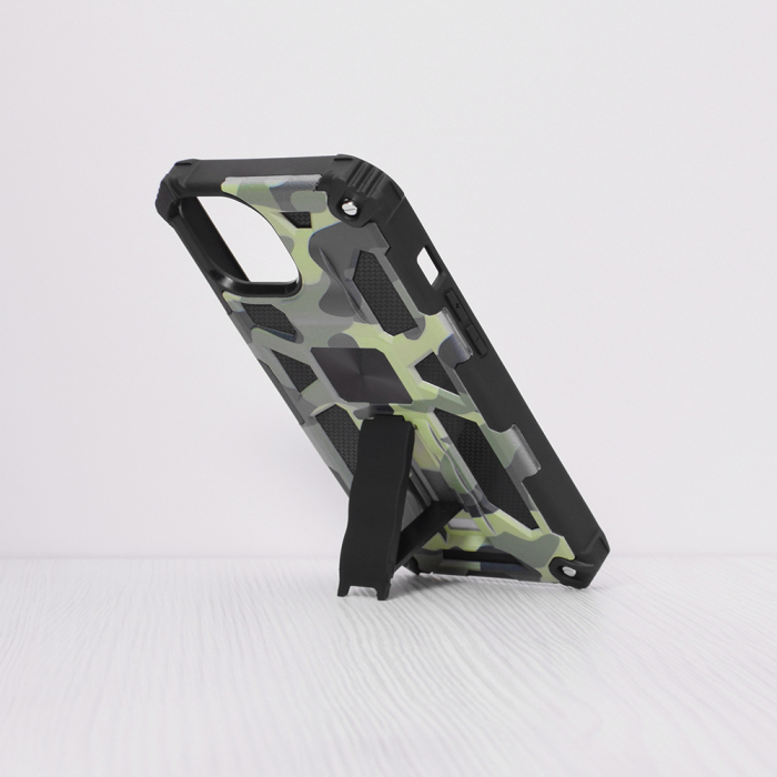 Husa iPhone 13, Techsuit Blazor, Camo Lime [3]